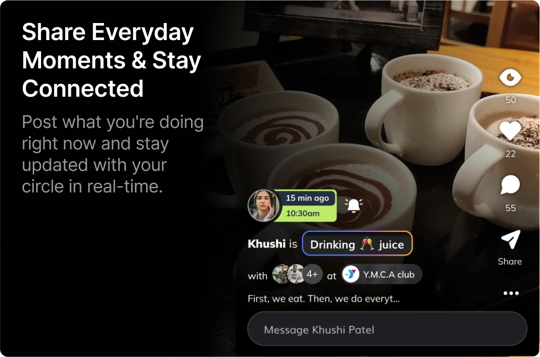 Share your Everyday moment and stay in the loop